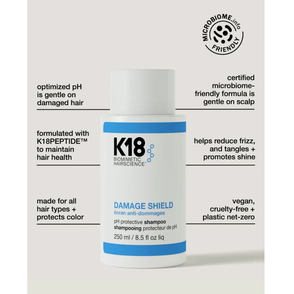 K18 DAMAGE SHIELD pH Protective Shampoo & Conditioner Set - Image 2