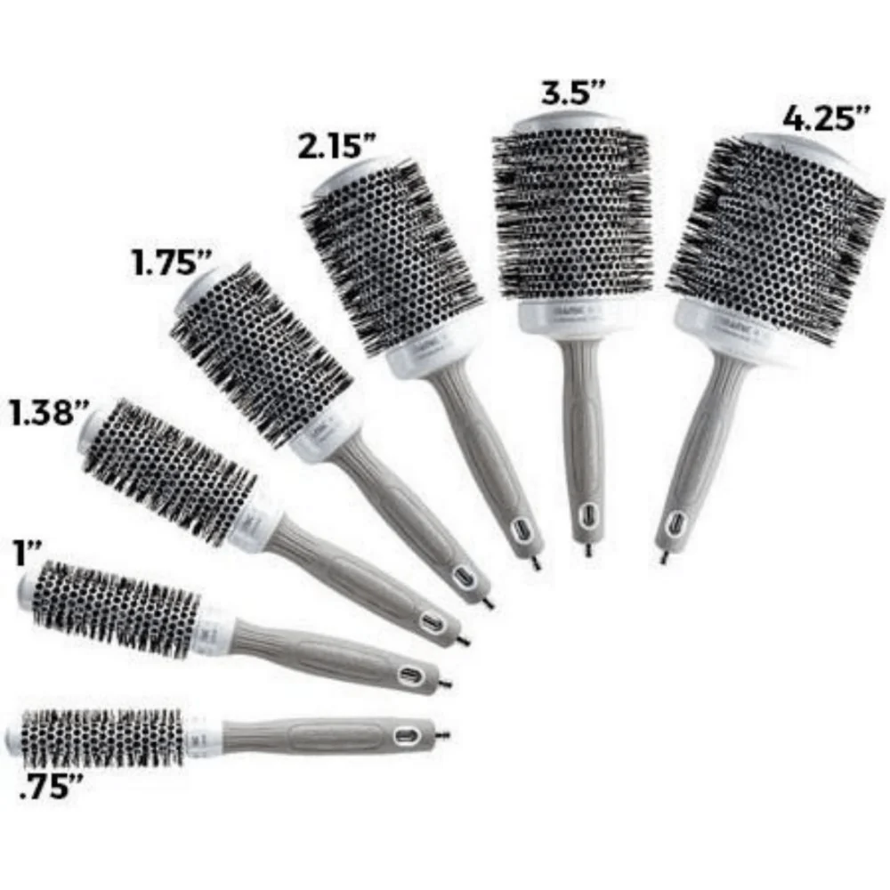 Olivia Garden Ceramic + Ion Round Brush 1.38 inch - Image 3