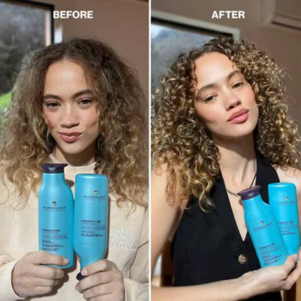 Pureology Strength Cure Shampoo & Conditioner Set - Image 3
