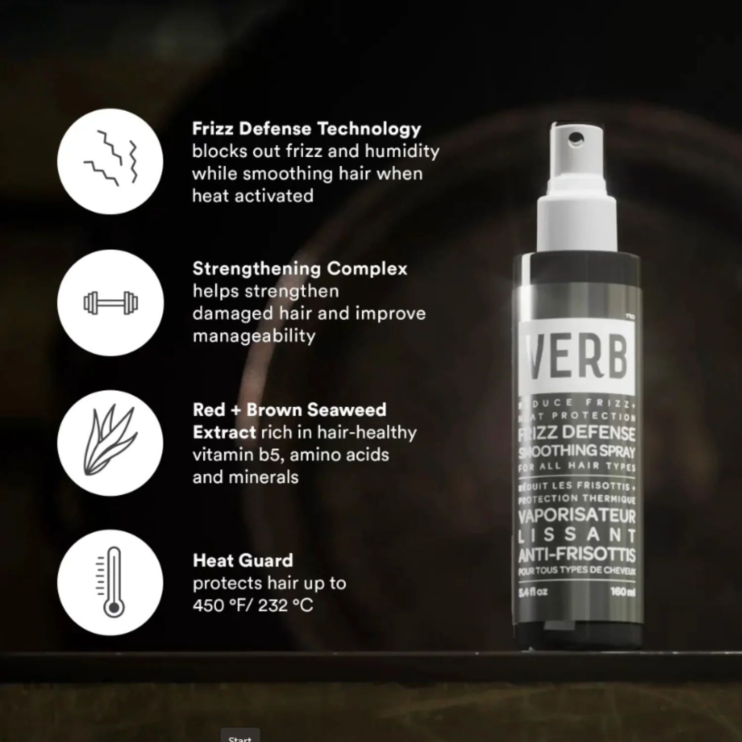 Verb Frizz Defense Smoothing Spray - Image 4